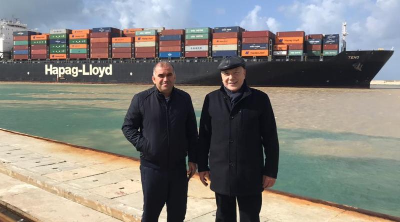 دبوسي وتامر يستقبلان السفينة الضخمة TENO في مرفأ طرابلس