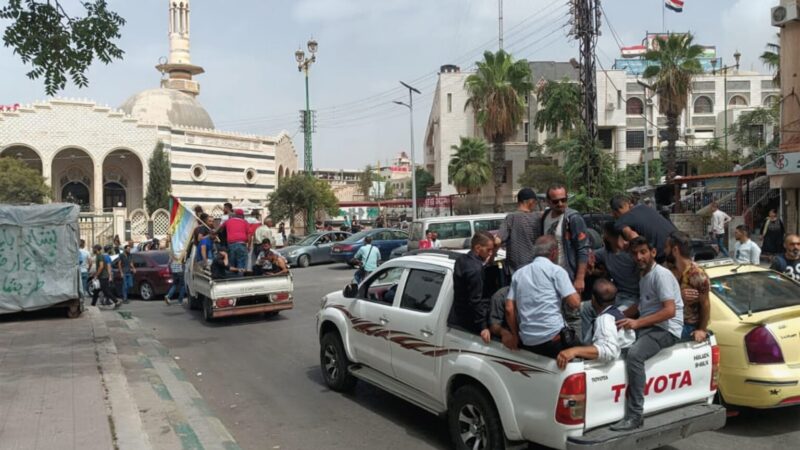 النظام السوري يطلق النار على محتجين في السويداء