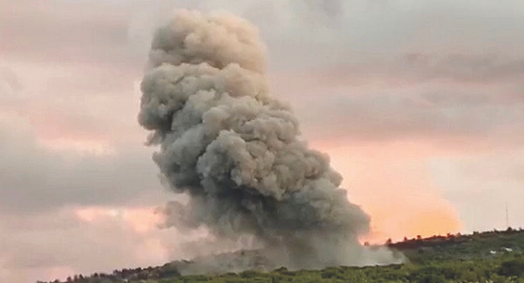 القصف المعادي لتتسع رقعة التعديات حتى اطراف بلدة المنصوري بالقطاع الغربي