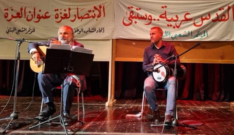 مهرجان تضامني للشباب الوطني في طرابلس انتصاراً لغزة ومقاومة الشعب الفلسطيني