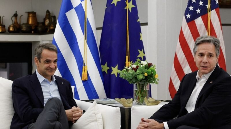 بلينكن بعد اجتماعه مع رئيس الوزراء اليوناني كيرياكوس