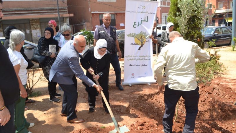 يمق شارك لجنة أهالي المفقودين بغرس “شجرة المفقود” في طرابلس: شجرة الزيتون المباركة تخليد لذكرى المفقودين ودعم للسلام والعيش المشترك