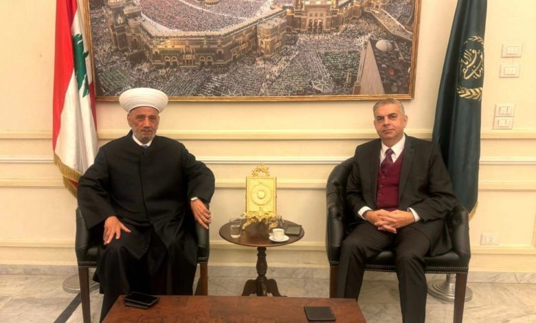 الكسار يزور مفتي الجمهورية ويبحث قضايا الثورة السورية والسجناء الاسلاميين