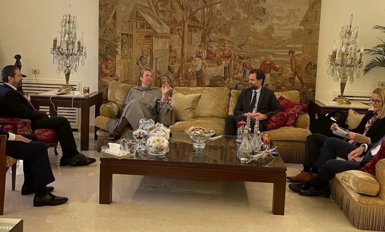 كرامي يستقبل سفيرة سويسرا ووفد منظمة الحوار الانساني السويسرية