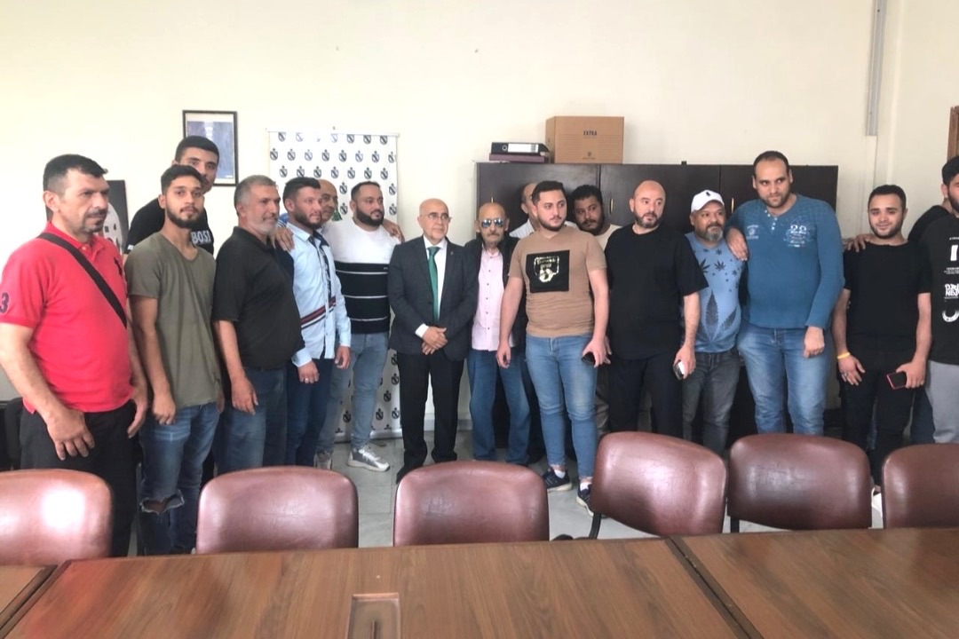 يمق التقى أصحاب البسطات في الدباغة خان العسكر في طرابلس