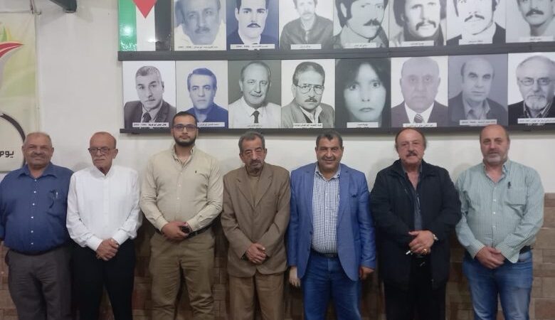 اجتماع مشترك لدائرتي ملف الأونروا وشؤون اللاجئين في الجبهتين الديمقراطية والشعبية في بيروت.