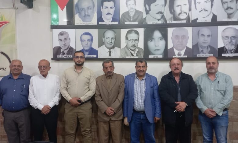 اجتماع مشترك لدائرتي ملف الأونروا وشؤون اللاجئين في الجبهتين الديمقراطية والشعبية في بيروت.