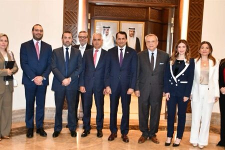 حبيب يعرض التعاون المشترك مع سفير قطر