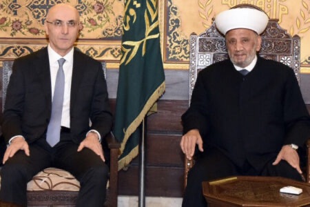 وزير الداخلية أطلع المفتي على نتائج العملية الانتخابية