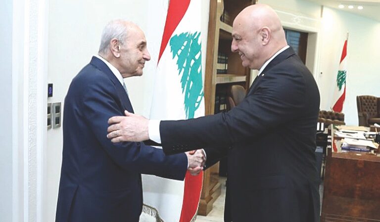 بعبدا لقاء ممتاز بين عون وبري واجتماع أمني بحث نزع السلاح الفلسطيني