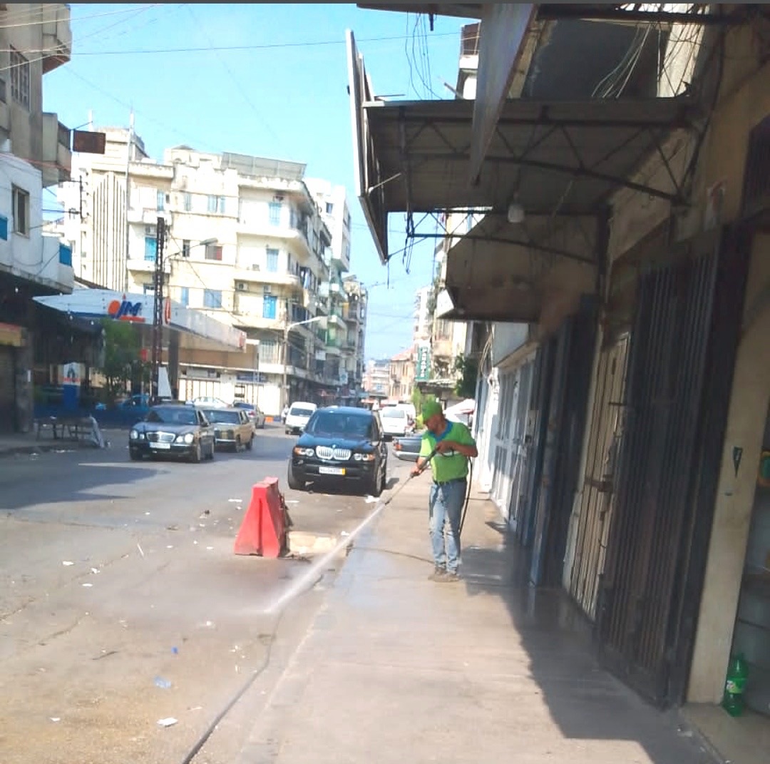 بلدية طرابلس أطلقت حملة تنظيف وشطف ملاحم وزرائب الأضاحي