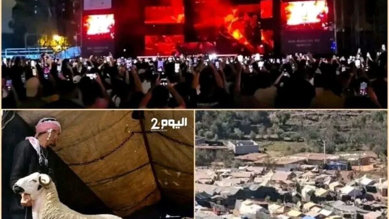 كيف يسيء “موازين” لملك البلاد . ملايين الدراهم تنفق على الراقصات العاريات وضحايا الحوز مازالوا عراة حفاة . فمن يوقفه ؟
