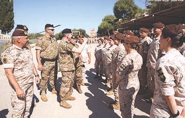 هيكل: الجيش يحظى بالثقة الدولية وهو العمود الفقري لأمن لبنان
