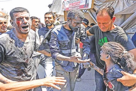 مجازر بحق المجوّعين بالقطاع و82 مصاباً في اقتحام نابلس