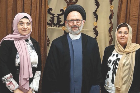 فضل الله التقى وفد راهبات المحبة