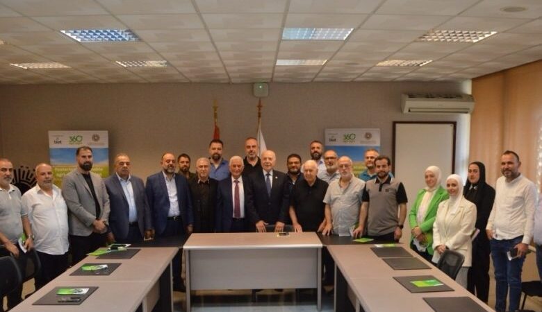 اجتماع في غرفة طرابلس الكبرى لبحث سبل التعاون البلدي ضمن مشروع   Agri Agro 360