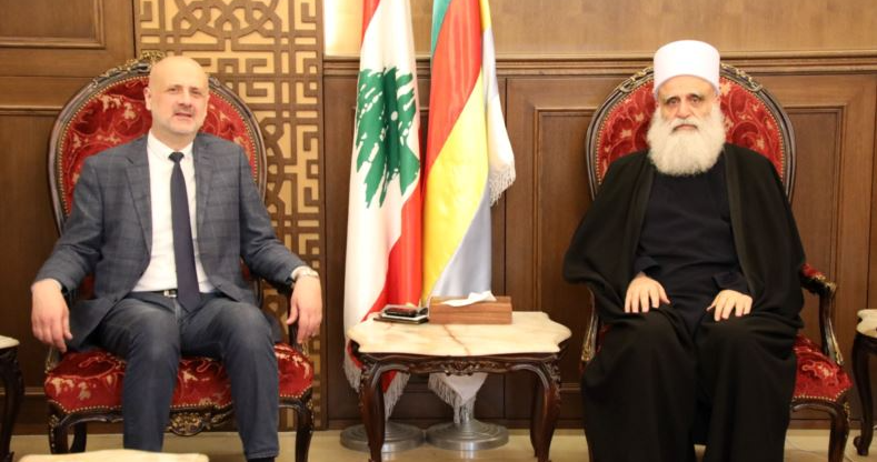 شيخ العقل التقى المولوي واتصل بالبطريرك اليازجي وزار نيحا وجباع الشوف