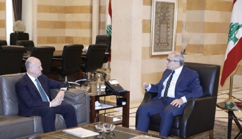سلام ترأس اجتماعا للمجلس الأعلى للخصصة واستقبل ريفي مع وفد والضاهرجابر : بحثنا في تنظيم قانون الشراكة بين القطاعين العام والخاص ونسعى الى جذب الاستثمارات
