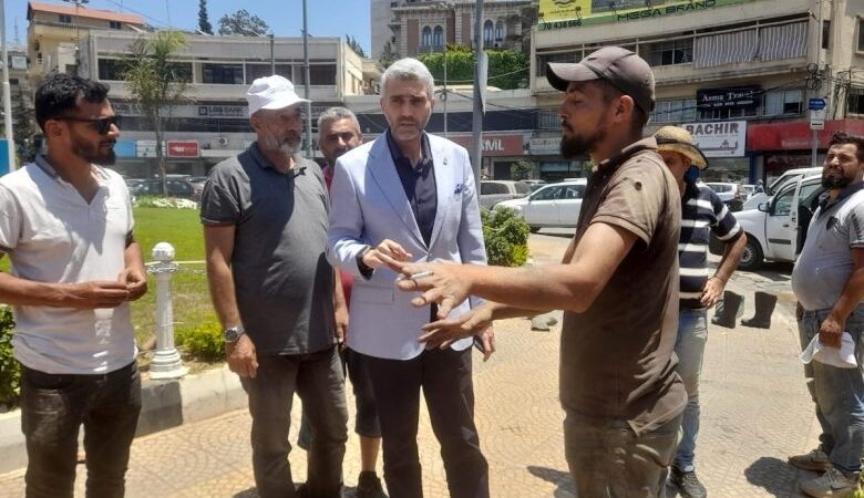كريمة تفقد أشغال ورشة تابعة لمياه طرابلس في ساحة عبد الحميد كرامي النور : الطريق ستعود كما كانت قبل الحفر