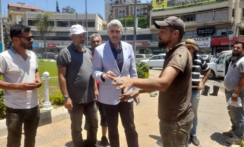 كريمة تفقد أشغال ورشة تابعة لمياه طرابلس في ساحة عبد الحميد كرامي النور : الطريق ستعود كما كانت قبل الحفر