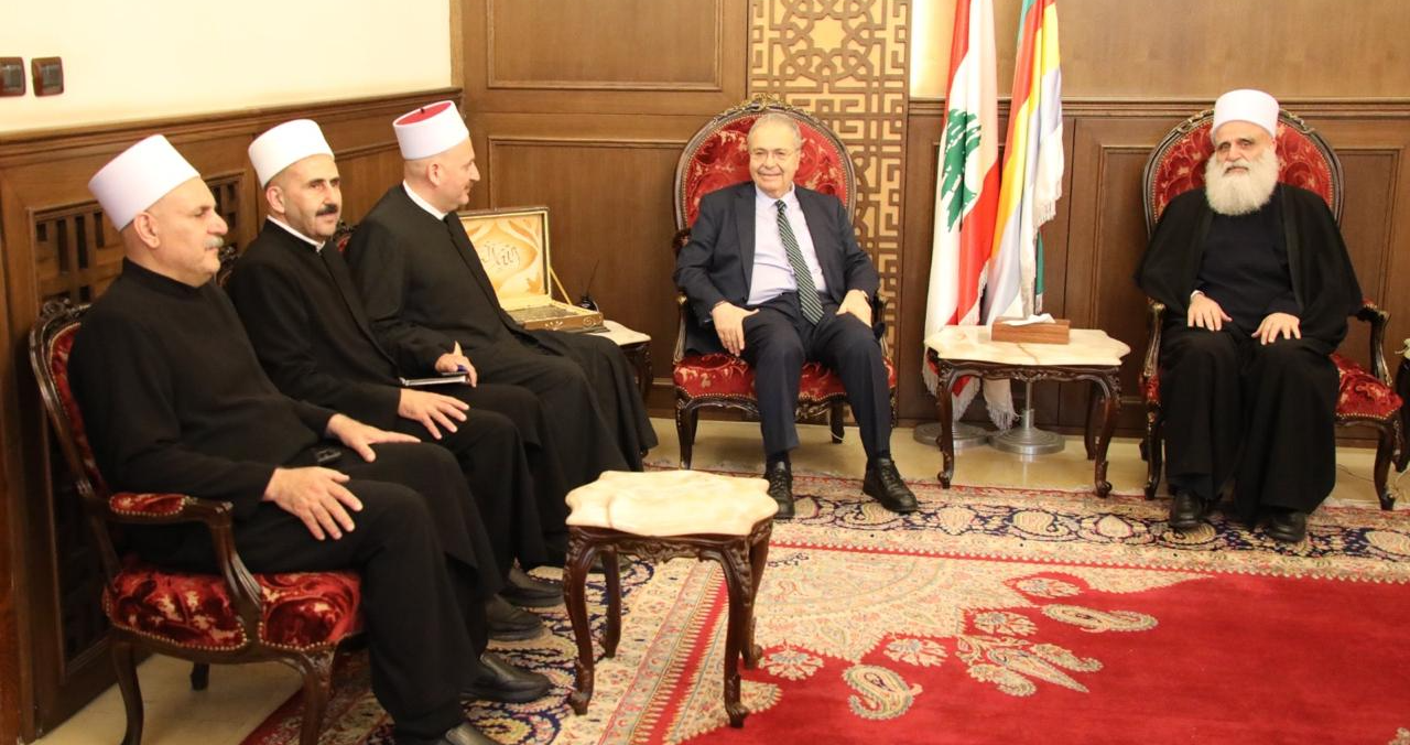 متري من دار طائفة الموحدين الدروز: نسعى لتجنيب لبنان آثار الحرب المدمّرة