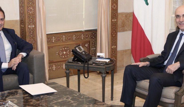 وزير الداخلية استقبل سفيرة النروج وبارود وشبيب