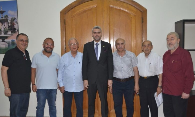 وفد جمعية اللجان الأهلية هنأ رئيس بلدية طرابلس الدكتور عبد الحميد كريمة