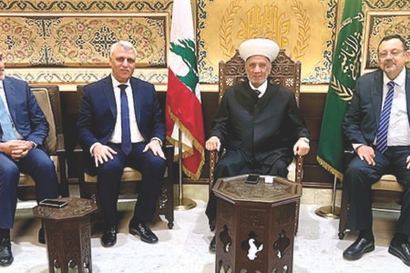 اللواء شقير زار دار الفتوى وبكركي
