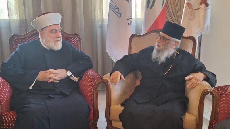 وفد المجلس الإسلامي زار مطرانية طرابلس للروم الأرثوذكس معزيًا 