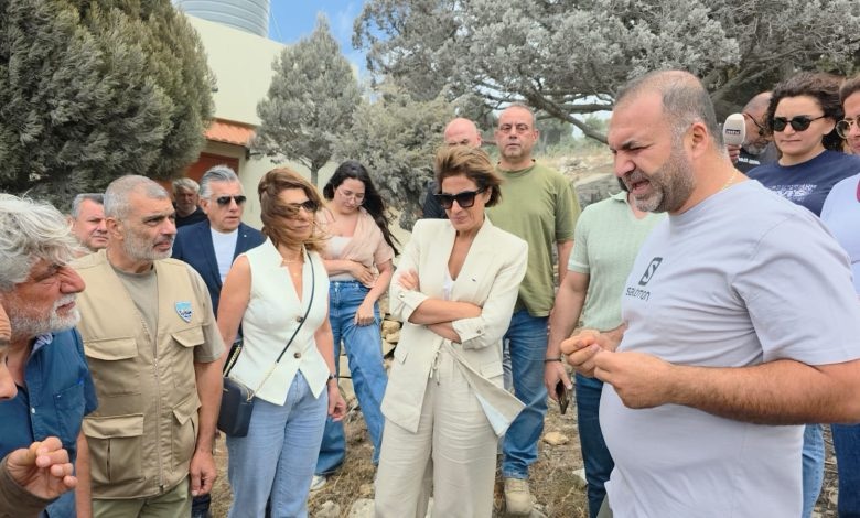 وزيرة البيئة تفقدت موقع الحريق في جرود القبيات: أضرار جسيمة في الثروة الحرجية وتشديد على الوقاية والمحاسبة
