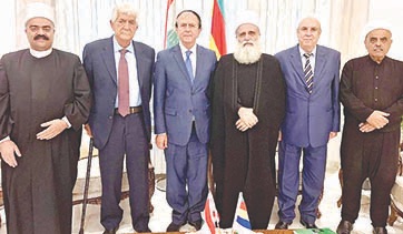شيخ العقل اتصل بسلام منوّهاً بخطواته