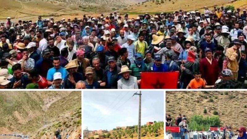 لغز خروج رجال آيت بوگماز عن صمتهم بعد طول صبر منذ فجر الاستقلال ولماذا قطعوا عشرات الكيلومترات مشيا على الأقدام