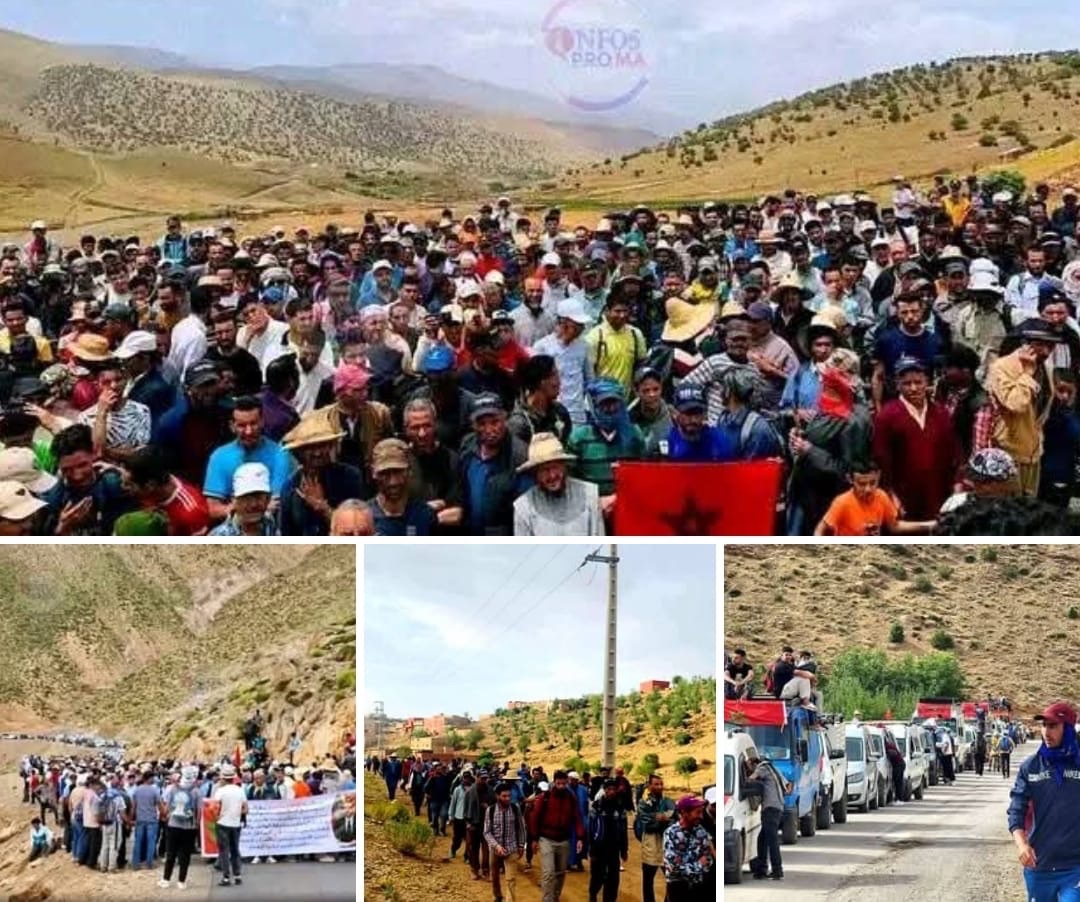لغز خروج رجال آيت بوگماز عن صمتهم بعد طول صبر منذ فجر الاستقلال ولماذا قطعوا عشرات الكيلومترات مشيا على الأقدام