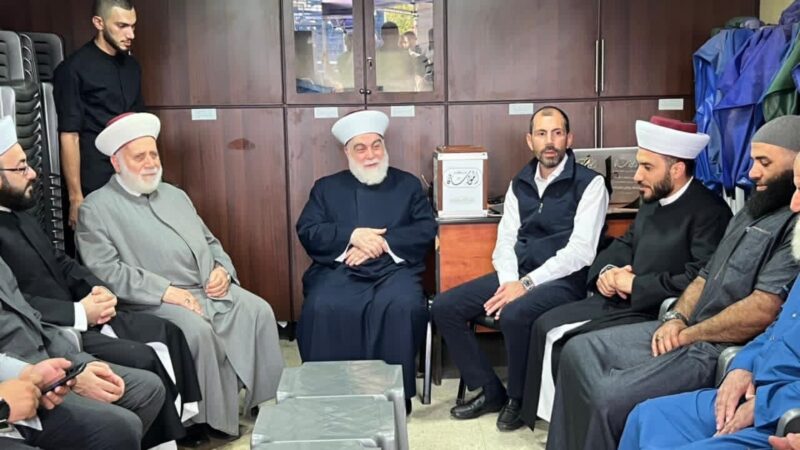أحمد الخير وزريقة يرافقان المفتي إمام في جولته المنّاوية