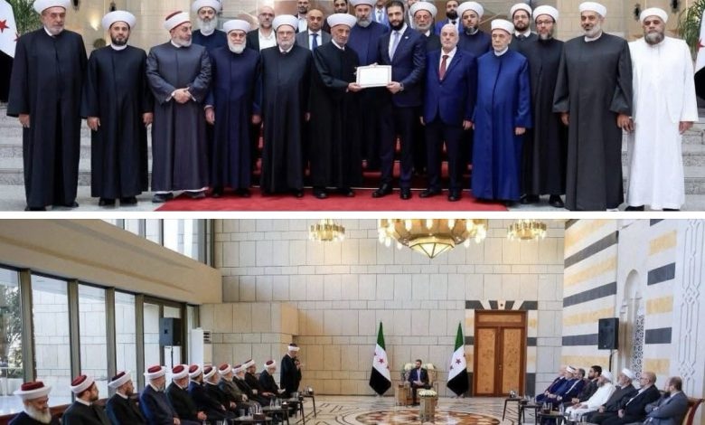 دريان منح الشرع وسام دار الفتوى المذهب: أتينا إليكم كما يأتي الشقيق إلى شقيقه فالدم لا يصير ماءسوريا ولبنان مبدعان ومسالمان والأمل أن نستقر معا ونبني معا وننسى معا آلام الماضي