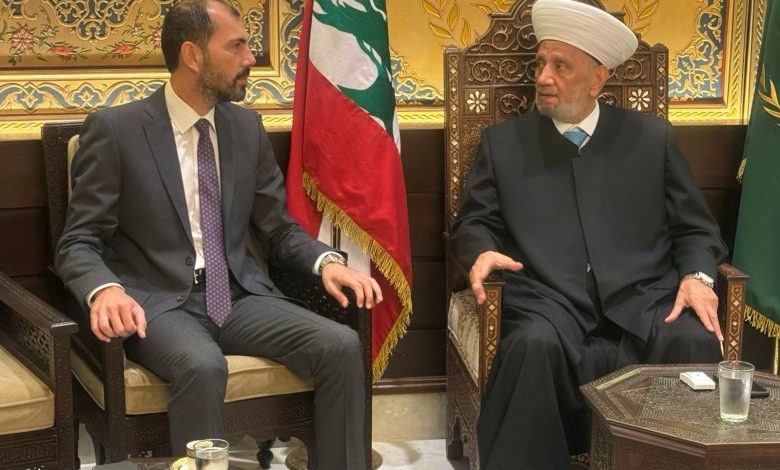 أحمد الخير يلتقي المفتي دريان: نؤيد مواقفه الوطنية الحكيمة