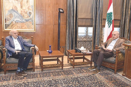 جنبلاط من عين التينة: المصالحة في السويداء برعاية الدولة السورية
