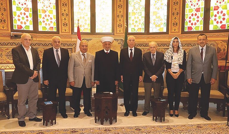 نقابة الصحافة زارت مفتي الجمهورية وتشديد على الوحدة وحصرية السلاح