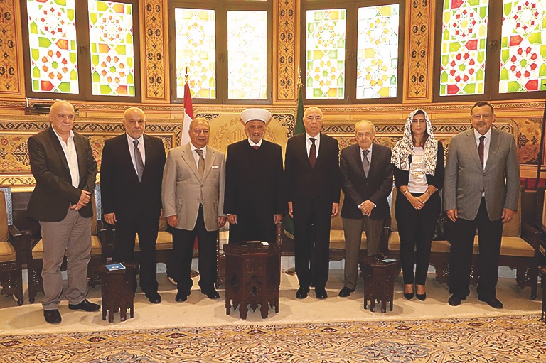 نقابة الصحافة زارت مفتي الجمهورية وتشديد على الوحدة وحصرية السلاح