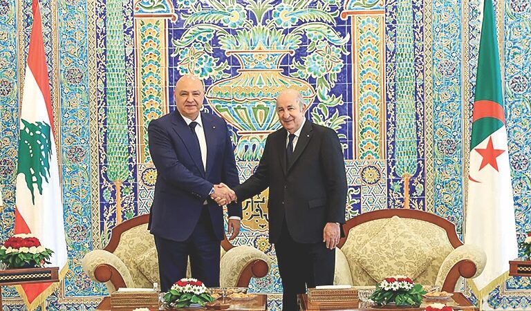عون في الجزائر والمجلس يبحث غداً قانوني المصارف واستقلالية القضاء