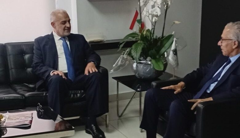 أسعد الحريري زار الوزير بساط عارضا الأوضاع الاقتصادية في منطقة الشمال