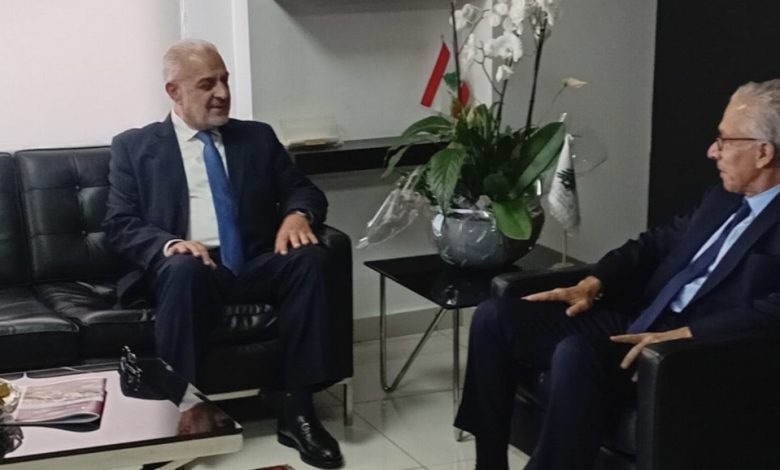أسعد الحريري زار الوزير بساط عارضا الأوضاع الاقتصادية في منطقة الشمال