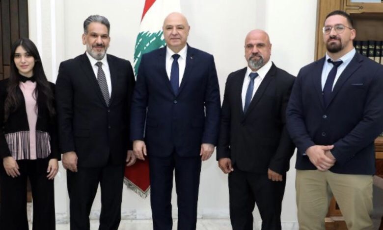 رئيس الجمهورية استقبل يعقوبيان والبون والتقى وفدا رياضيا