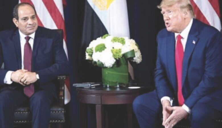 السيسي: نقدّر حرص ترامب على التوصل إلى اتفاق عادل حول السد الإثيوبي