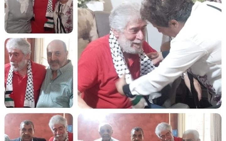 الجبهة الديمقراطية تزور المناضل جورج عبد الله مهنئةً بالحرية: نستلهم من صموده دروس الثبات والنضال.