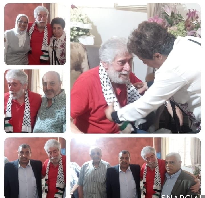 الجبهة الديمقراطية تزور المناضل جورج عبد الله مهنئةً بالحرية: نستلهم من صموده دروس الثبات والنضال.