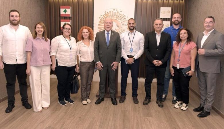وفد من برنامج الأغذية العالمي يزور غرفة طرابلس الكبرى في إطار التعاون التنموي