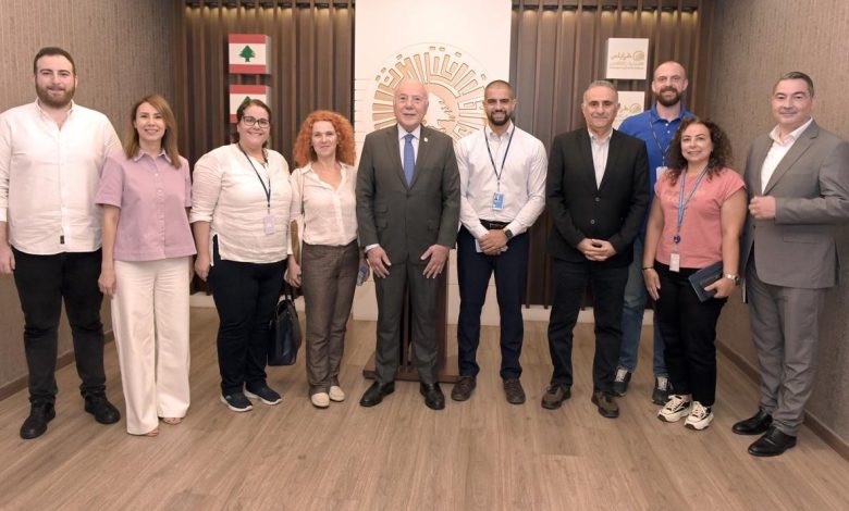 وفد من برنامج الأغذية العالمي يزور غرفة طرابلس الكبرى في إطار التعاون التنموي