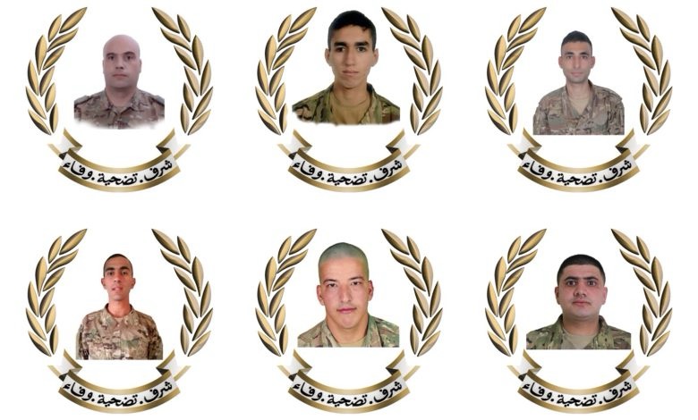 عبّود نعى “شهداء الوطن ” .