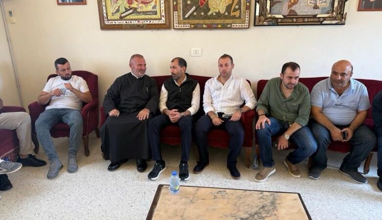 قام النائب أحمد الخير، اليوم الأحد، بزيارة إلى بلدة تربل،
